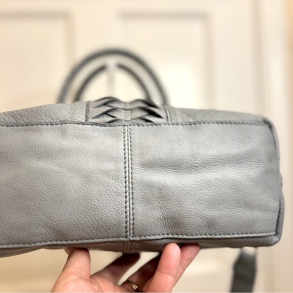 LIEBESKIND BERLIN LEATHER SHOULDER/CROSSBODY, Anthropologie, Dusty Blue/Grey - Picture 6 of 10